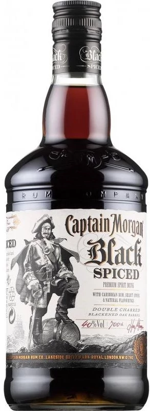 Captain Morgan Black Spiced rum 1L 40%