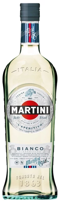 Martini Bianco vermut 1L 15%