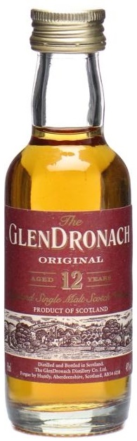 GlenDronach 12 years whisky mini 0,05L 43%