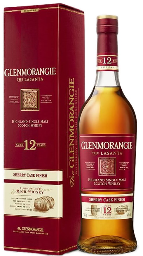 Glenmorangie Lasanta 12 éves Sherry Cask Finish whisky pdd. 0,7L 43%