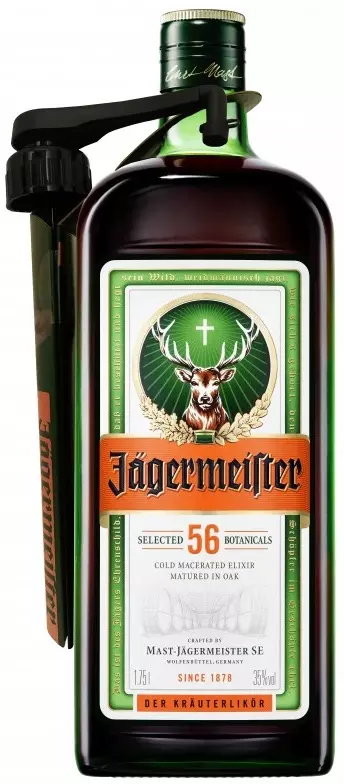 Jägermeister 1,75L 35% + pumpa