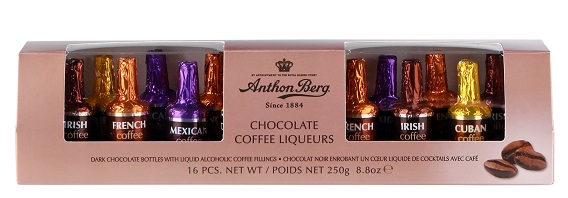 Csokoládé kávélikőrrel 16db/doboz Anthon Berg 250 gr