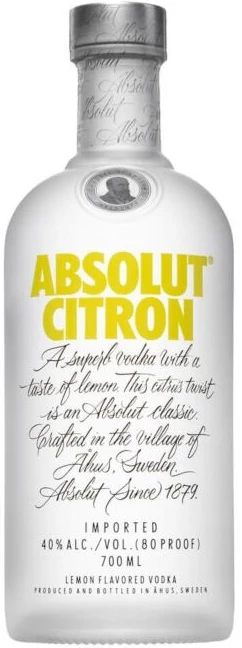 Absolut Vodka Citron 0,7 40%