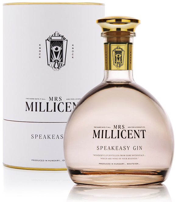 Mrs. Millicent Speakeasy Gin Díszdobozban 0,7 44,4%