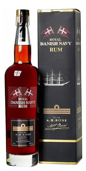 A.H. Riise Royal Danish Navy Rum 0,7 40% pdd.