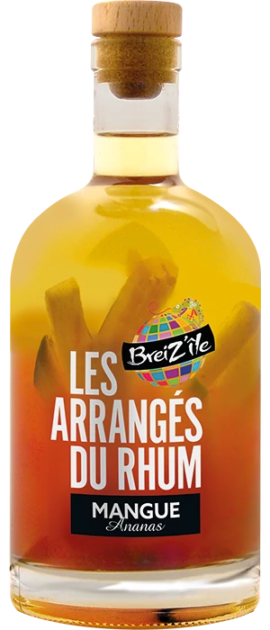 Les Arranges Mangue Ananas rum 28% 0,7