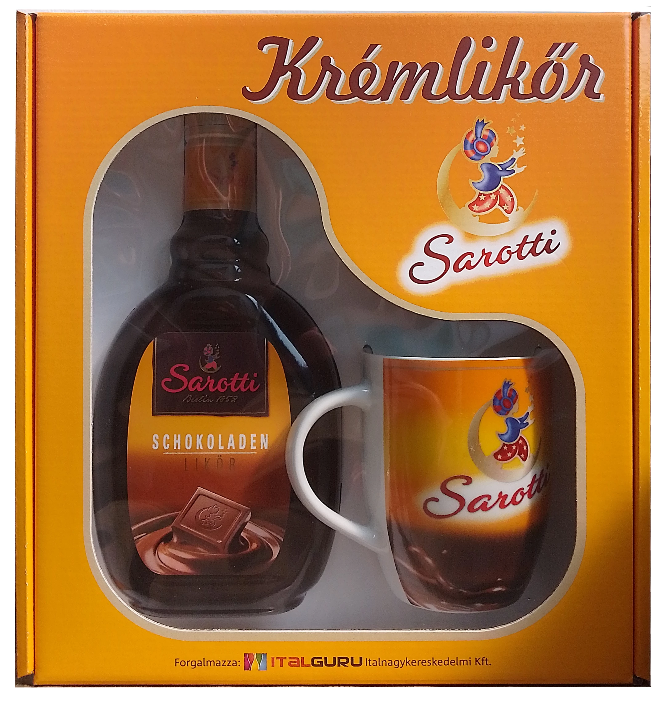 Sarotti Schokoladenlikör 0,5L 15% dd. + csésze