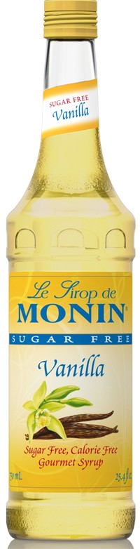 Monin Cukormentes Vanília kávészirup (sugarfree vanilla) 0,7L