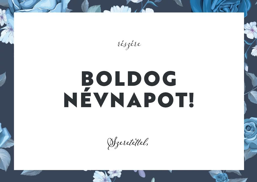 Ajándékkártya- Boldog Névnap