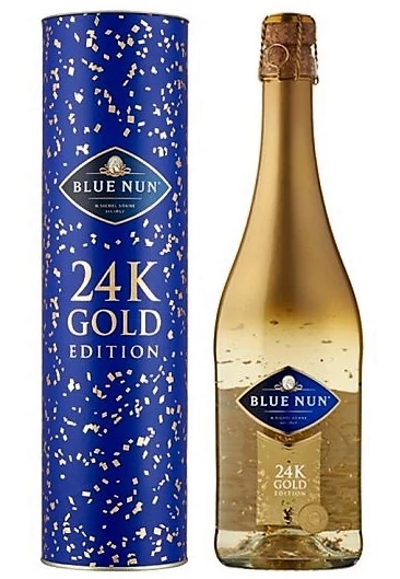 Blue Nun Gold Edition - aranylapos, édes pezsgő 0,75 11% pdd