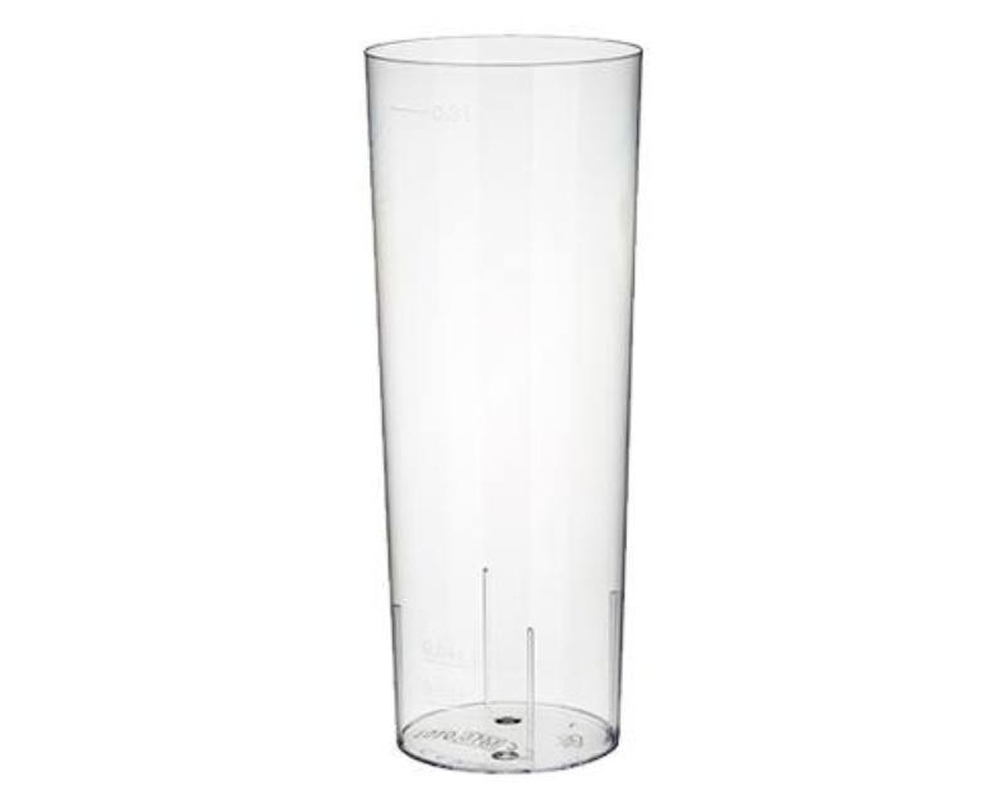 Műanyag long drinkes pohár 300ml 10db/cs