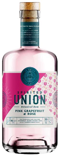 Spirited Union Pink Grapefruit & Rózsa botanikus rum 38% 0,7L