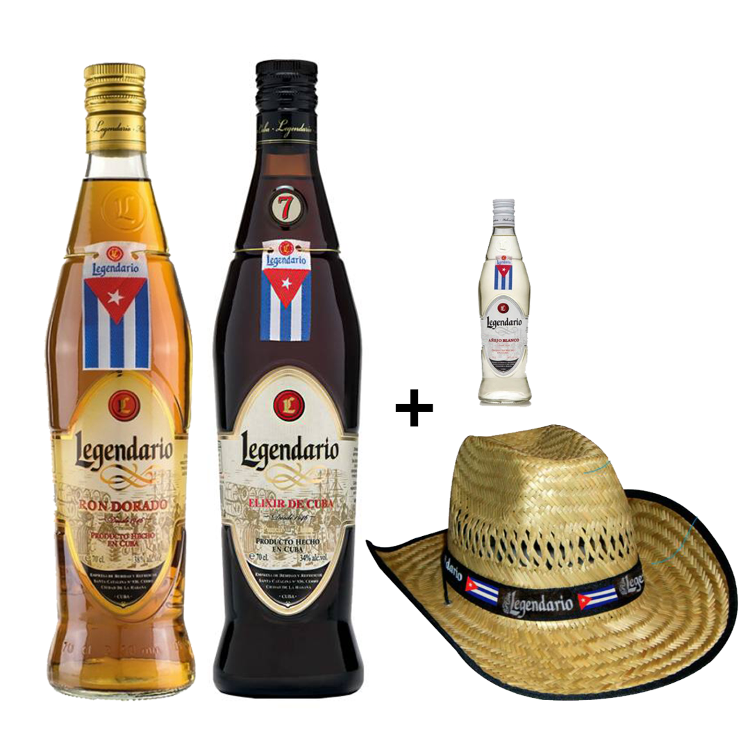 Legendario rum szett 1 + ajándék Legendario mini és kalap