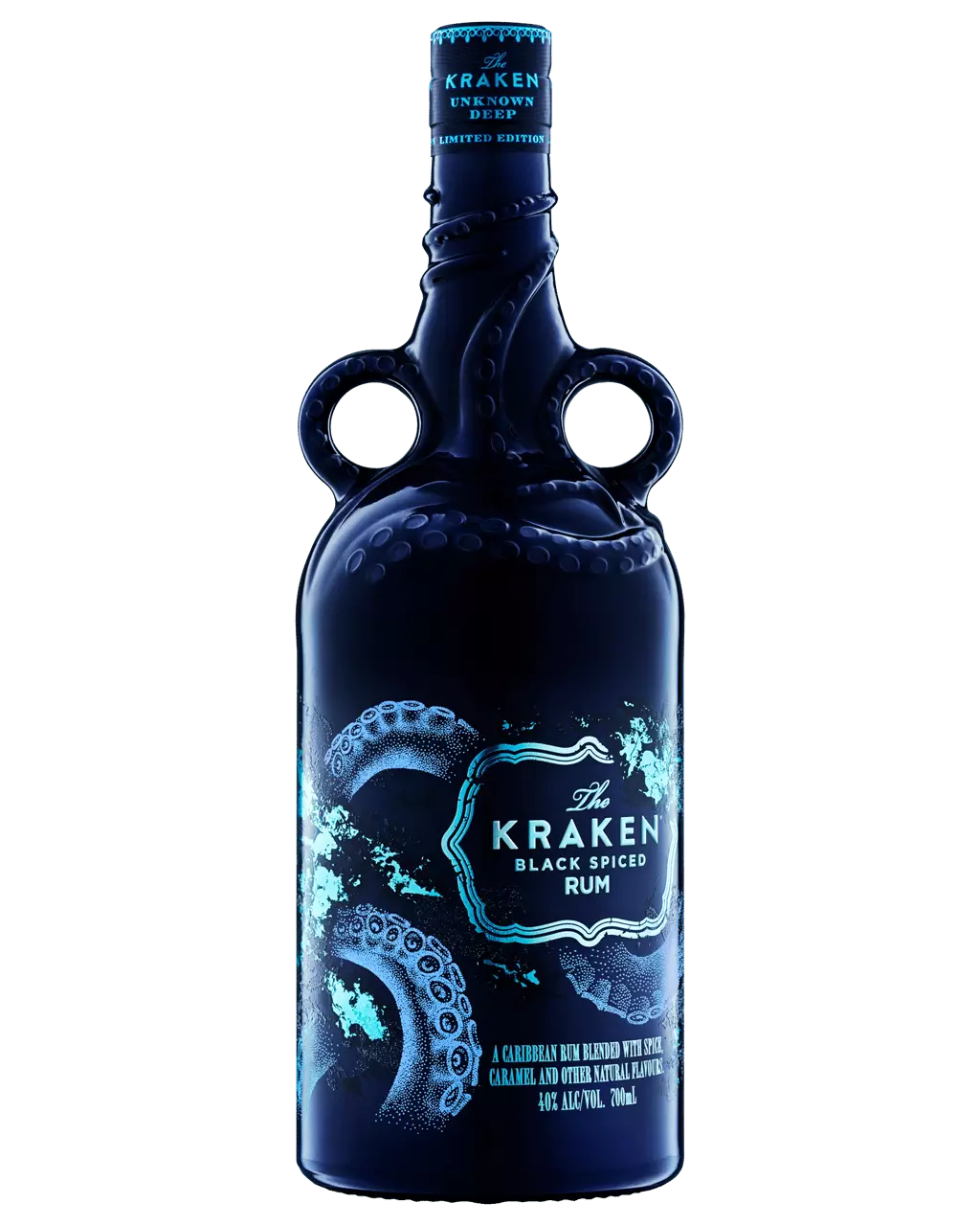 Kraken Black Spiced Deep Sea Bioluminescence rum 0,7L 40%