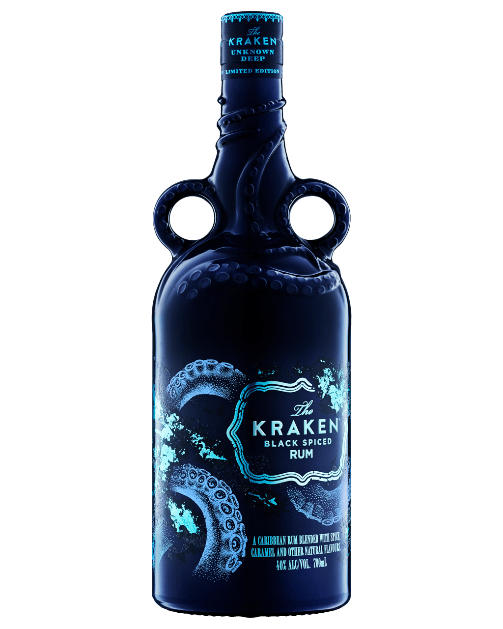 Kraken Black Spice Deep Sea Bioluminescence rum 0,7L 40%