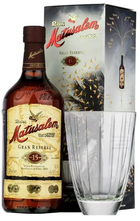 Matusalem Gran Reserva 15 Years Rum (dd.+Pohár) 0,7L 40%