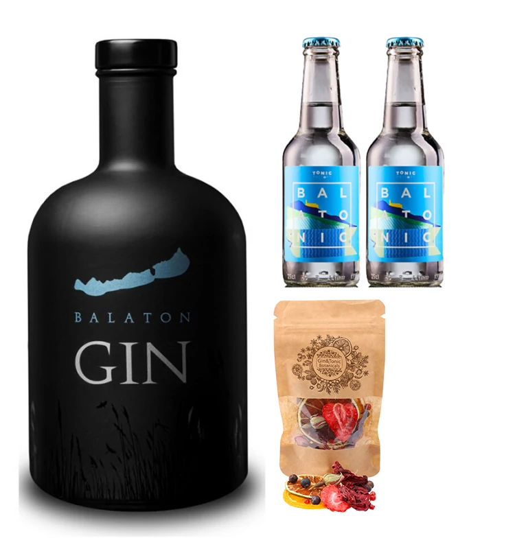 Balaton gin 0,7L 40% + ajándék 2 db Balatonic és vegyes fűszer