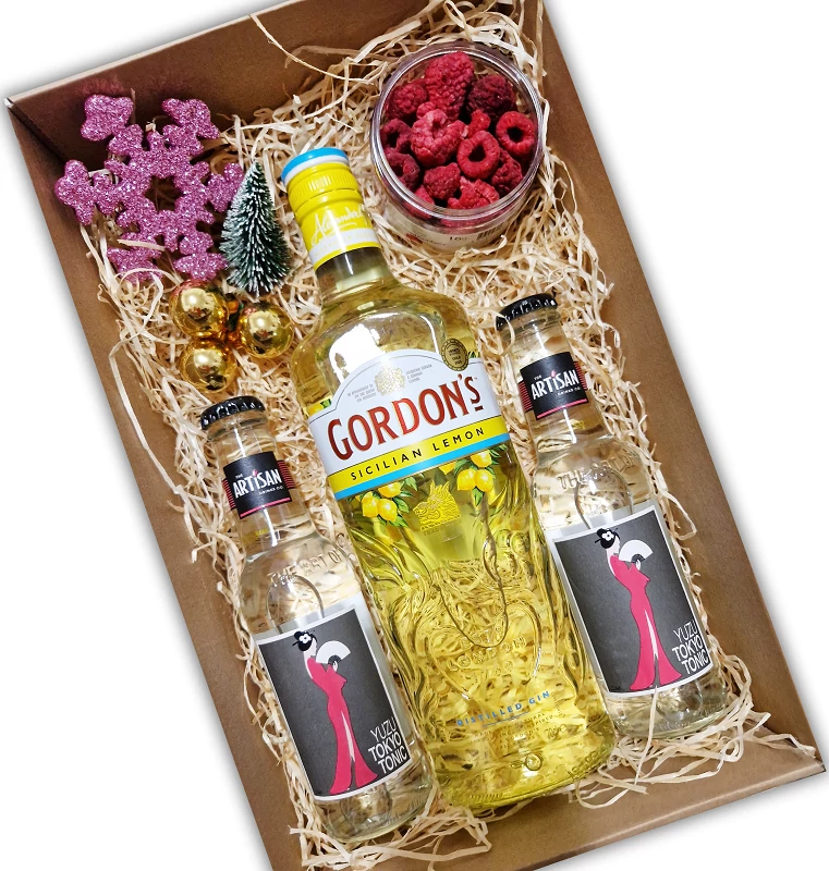 Karácsonyi Gordons Lemon ajándékcsomag díszdobozban