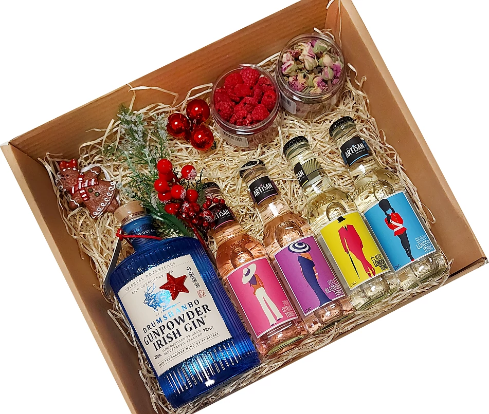 Karácsonyi Delux Irish Gin Tonik Szett Ginfűszerrel