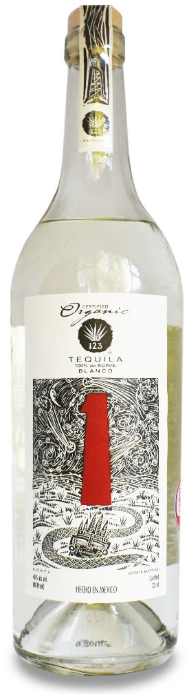 Tequila 123 Uno Organic Blanco 0,7L 40%