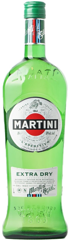 Martini Extra Dry vermut 1L 18%