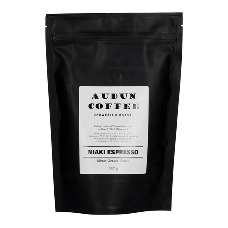  Audun kávé - Brazília Fazenda Rainha Miaki Espresso 250g