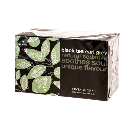 Vintage Black Earl Grey Tea 30 filter/cs